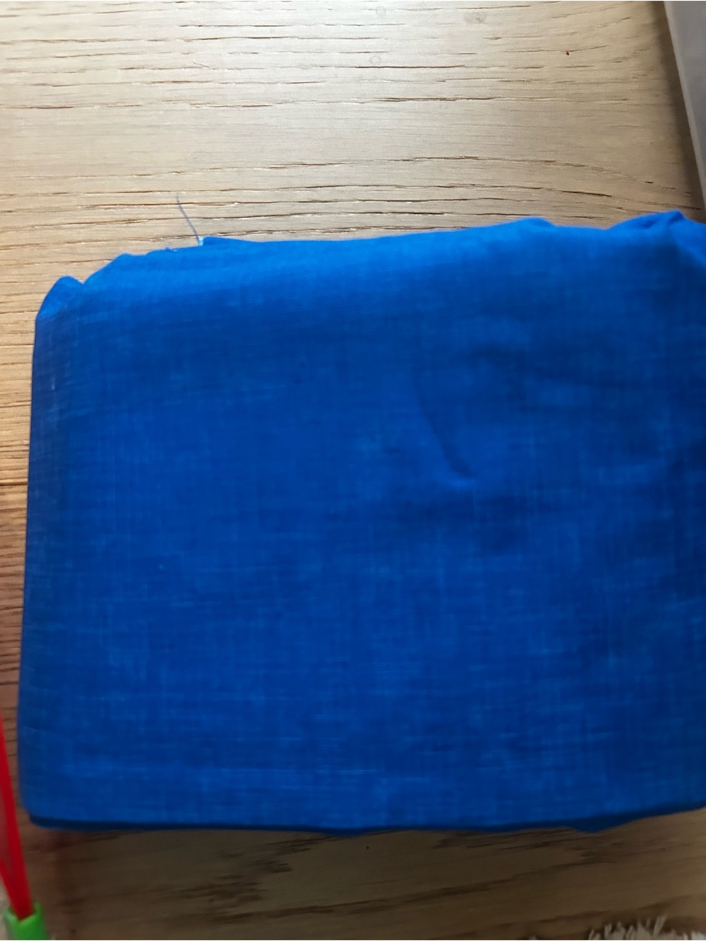 Blue fabric